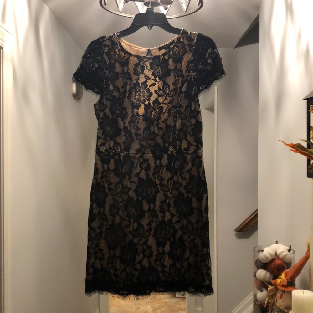 NWOT Forever 21 black lace dress - Picture 1 of 3